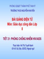 Bài giảng phong chong nhiem HIV