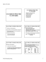 Tài liệu Các khoản phải thu và tồn kho docx