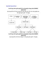 Tài liệu Qui trình thụ lý hồ sơ cấp chủ quyền nhà pptx