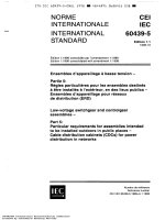 iec 60439-5 low-voltage switchgear and controlgear assemblies - particular requirements for assem