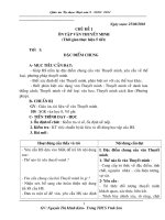 Gián án Giáo án tự chọn -NV 9 (Chủ đề bám sát)