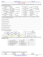 Bài giảng UNIT 8: AGES