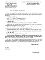 Bài soạn Chuẩn bị họp Phụ huynh