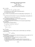 Bài giảng Đề thi HSG toán 9 năm 2010-2011