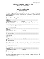 Tài liệu Biểu mẫu 