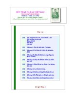 Tài liệu Những lời dạy của đức Phật