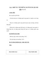 Tài liệu Gíao án 5 - HỢP TÁC VỚI NHỮNG NGƯỜI XUNG QUANH ppt