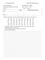 Bài soạn kiểm tra đại 7 chương 3, 15 đề có đáp án.www