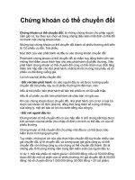 Tài liệu Chứng khoán có thể chuyển đổi docx