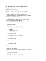 Tài liệu Windows Form Microsoft .NET Framework phần 3 docx