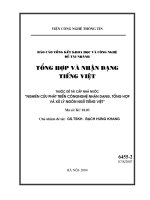 Tổng hợp và nhận dạng tiếng việt