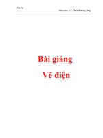 Tài liệu Bài giảng Vẽ điện pptx