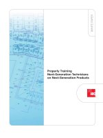 Tài liệu Properly Training Next-Generation Technicians on Next-Generation Products pptx
