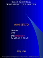 phân tích ảnh đa thời gian 