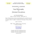 Tài liệu Yogi Philosophy doc