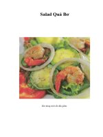 Tài liệu Salad Quả Bơ doc