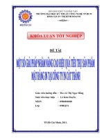 Một số giải pháp nhằm nâng cao hiệu quả tiêu thụ sản phẩm mặt hàng in công ty in cát thành 