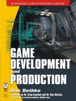 Tài liệu Game Development Production P1 ppt