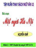 Tài liệu Mot nguoi Ha Noi 1