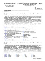 Tài liệu ĐỀ THI CHÍNH THỨC KỲ THI PHỔ THÔNG NĂM 2010 Môn thi: TIẾNG ANH - Hệ 3 năm Mã đề thi 749 pdf