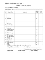 Gián án phieu kiem tra ho so cho to truong