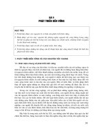 Tài liệu Giáo trình sức khỏe môi trường_Bài 9 docx