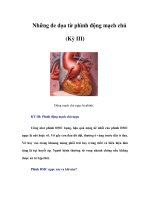 Tài liệu Những đe dọa từ phình động mạch chủ (Kỳ III) pptx