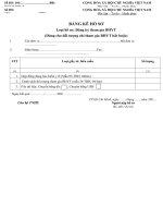 Tài liệu BIỂU MẪU 