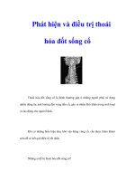 Tài liệu Phát hiện và điều trị thoái hóa đốt sống cổ pptx