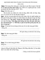 Tài liệu KỊCH BẢN HỘI THI CÔ GIÁO TÀI NĂNG DUYÊN DÁNG