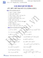 Tài liệu (Luyện thi cấp tốc Toán) Chuyên đề phương trình - bất phương trình_Bài tập và hướng dẫn giải docx