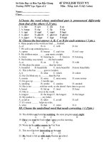 Gián án de thi giua hoc ki lop 12- 0988 055 990