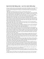 Quá trình khởi động máy - sự cố và cách khắc phục