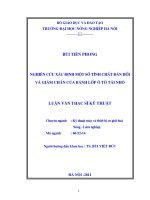 Nghiên cứu xác định một số tính chất đàn hồi và giảm chấn của bánh lốp ô tô tải nhỏ 