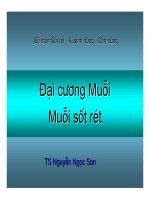 Tài liệu Đại cương muỗi - Muỗi sốt rét pdf