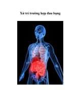 Tài liệu Xử trí trường hợp đau bụng pptx