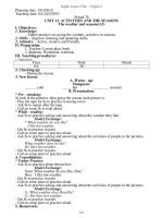 Bài soạn Anh 6 làm bù