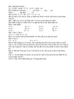 Bài soạn Luyện toán lớp 2