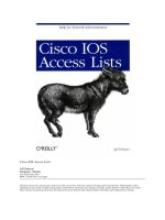 Tài liệu Cisco Ios Access Lists pptx