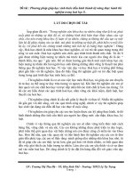 Bài giảng SKKN: Phương pháp giúp học sinh bước đầu hình thành kỹ năng thực hành thí nghiệm trong hoá học 8