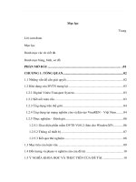 Đánh giá hiệu quả của giao thức SCTPIP cho ứng dụng DVTS trong hội chẩn từ xa luận văn thạc sĩ 
