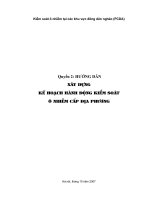 Tài liệu Kiểm soát ô nhễm từ các khu vực đông dân nghèo (PCDA) docx