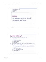 Tài liệu Kinh tế phát triển_ Kết quả phát triển KT-XH Đông Á docx