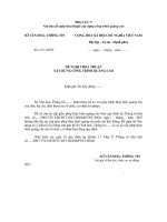 Tài liệu BIỂU MẪU 