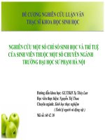 Bài giảng de cuong luan van ThS