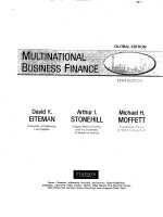 Multinational business finance 12e eiteman (c1 9)mini size 