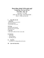 Bài soạn giao an theo chu diem