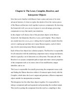 Tài liệu Embedding Perl in HTML with Mason Chapter 6: The Lexer, Compiler, Resolver, and Interpreter Objects doc