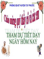 Bài giảng Giai bai toan bang cach lap phuong trinh Tiet 53Lop8.ppt