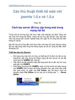 Tài liệu Thủ Thuật Thiết Kế Web Với Joomla 1.0x và 1.5x part 16 docx